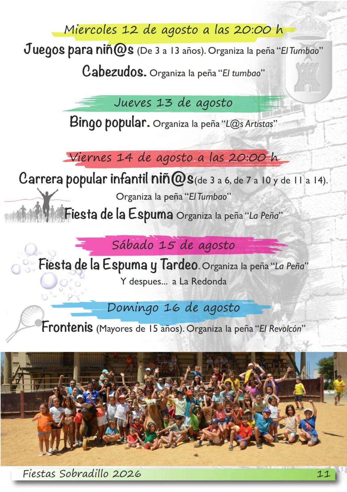 Actividades de verano