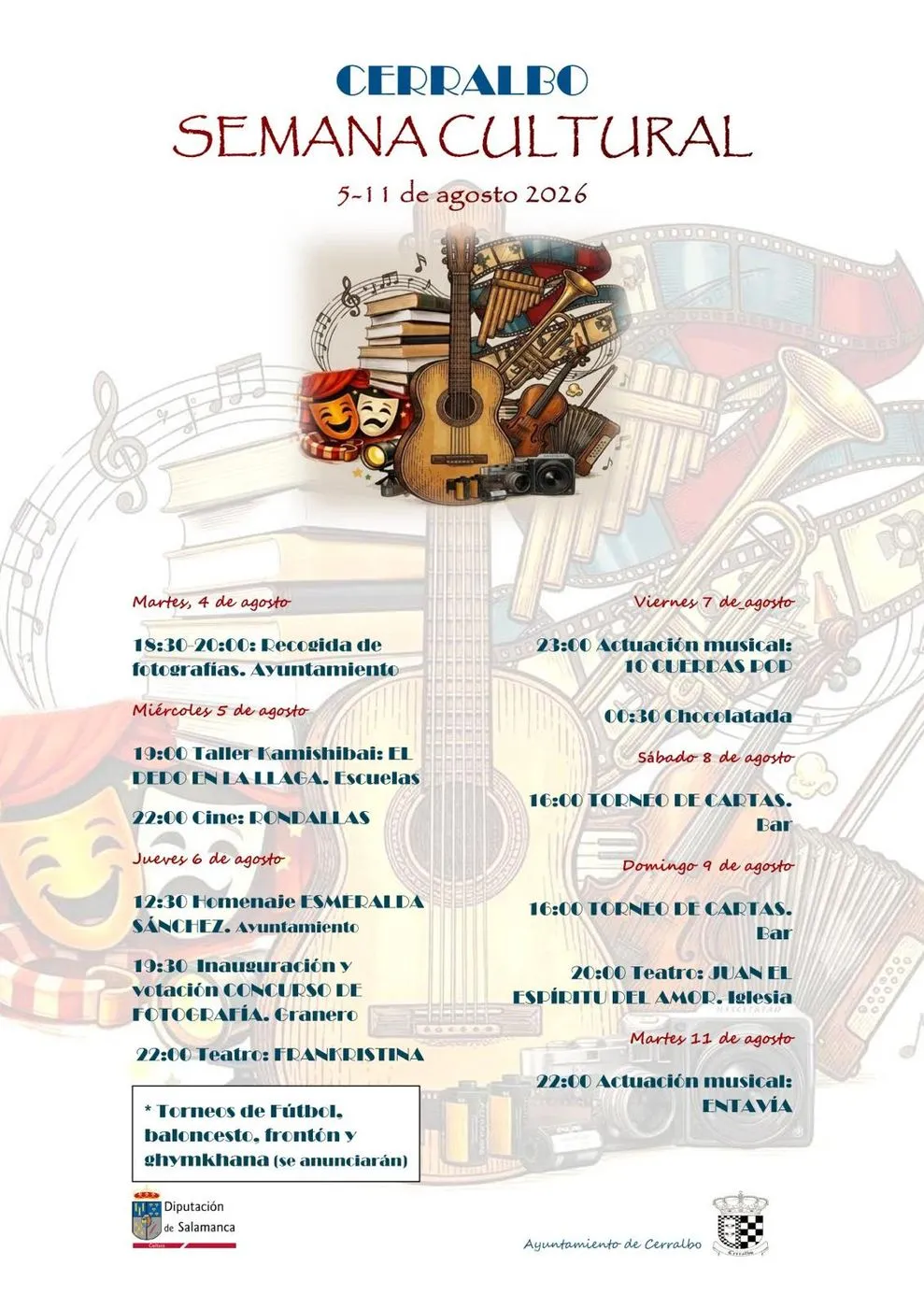 Cartel de la Semana Cultural de Cerralbo 2026