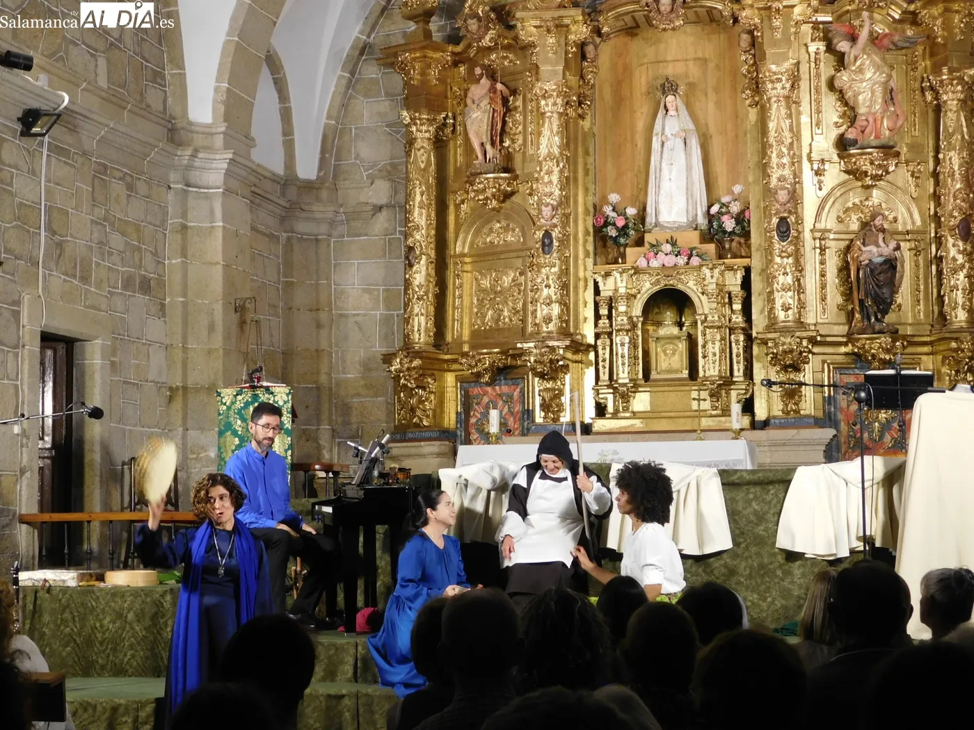 Representación de la obra 'Juan, el espíritu del amor' en Sobradillo 
