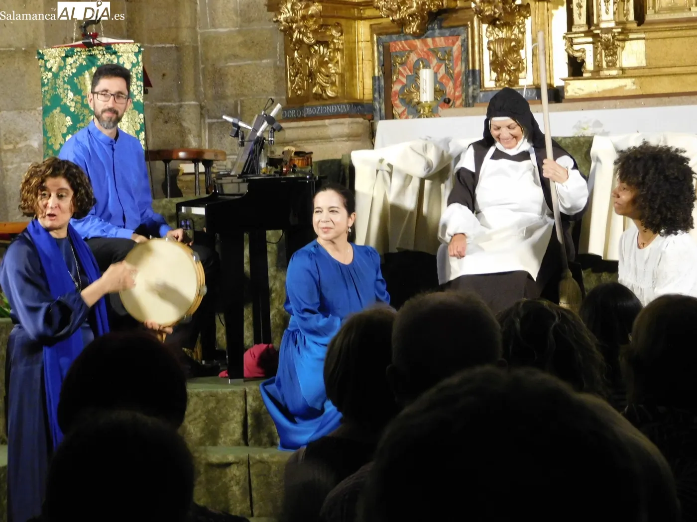 Representación de la obra 'Juan, el espíritu del amor' en Sobradillo 