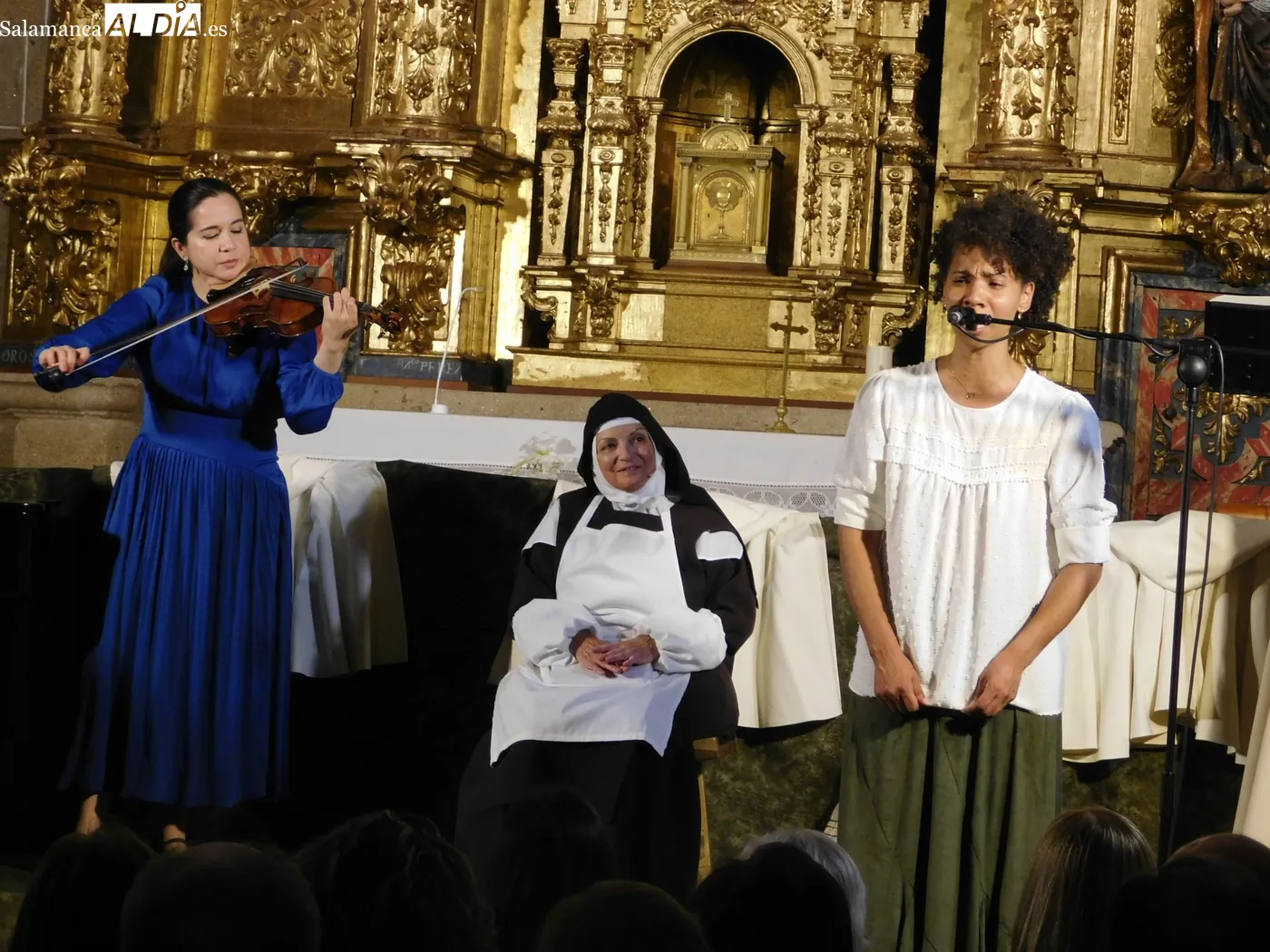 Representación de la obra 'Juan, el espíritu del amor' en Sobradillo 