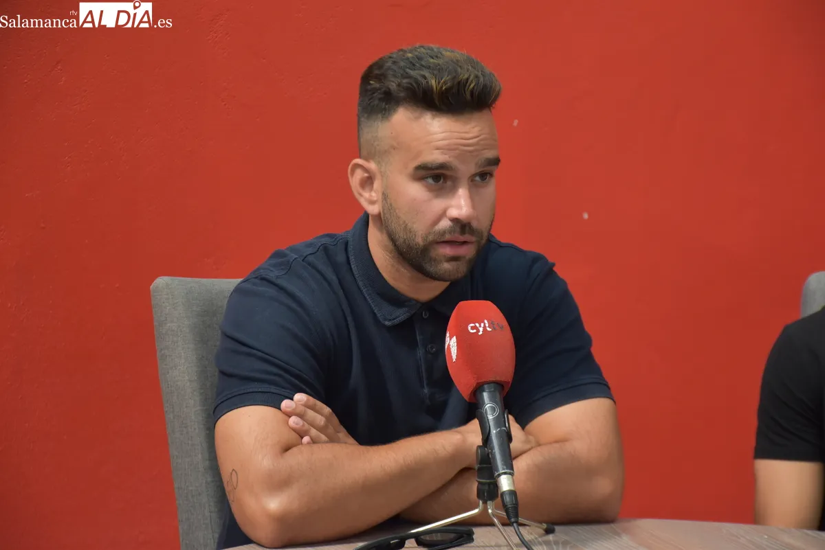 Emilio Bernad y Dani Morer refuerzan a Unionistas de cara a la nueva temporada. Fotos de Miguel González