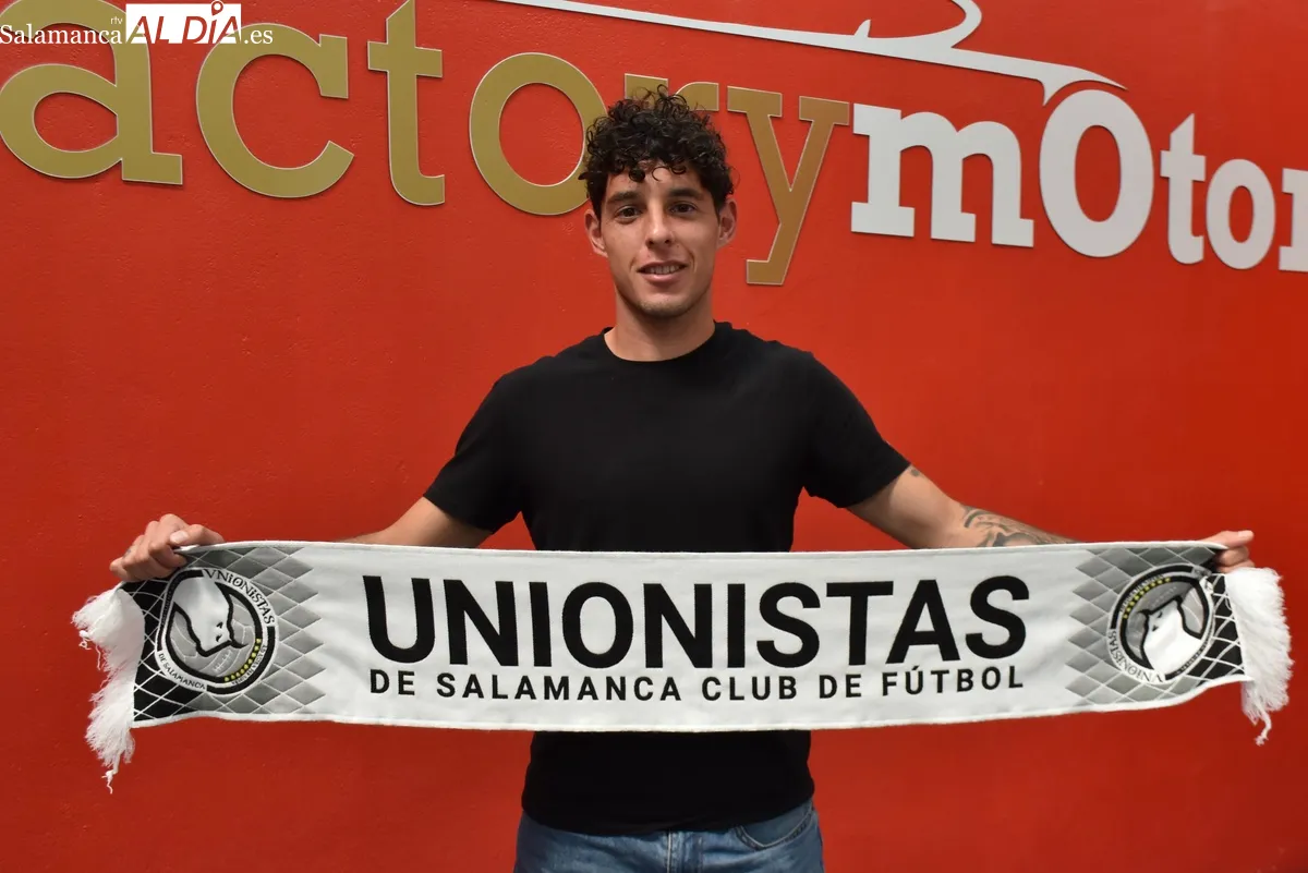 Emilio Bernad y Dani Morer refuerzan a Unionistas de cara a la nueva temporada. Fotos de Miguel González