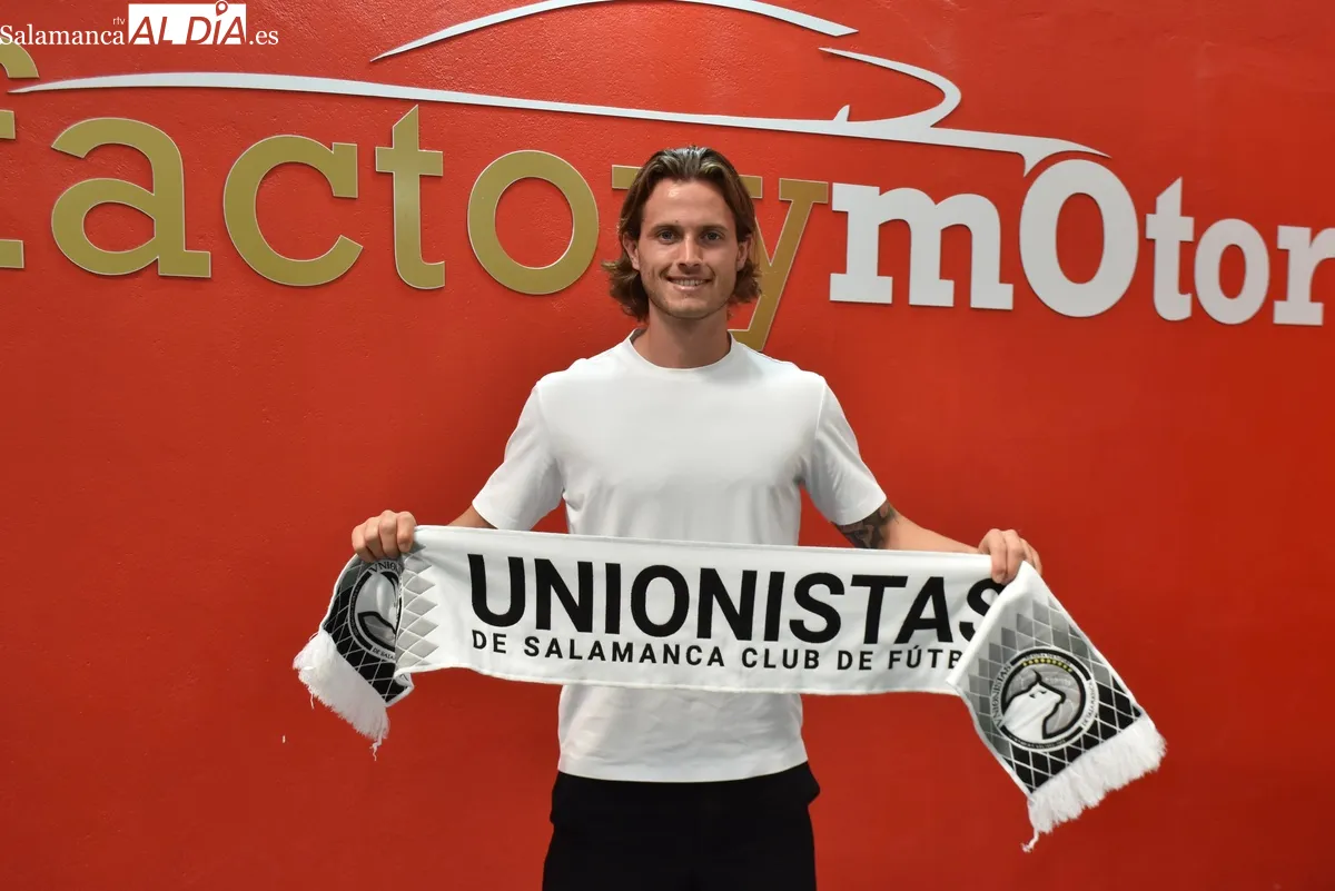 Emilio Bernad y Dani Morer refuerzan a Unionistas de cara a la nueva temporada. Fotos de Miguel González