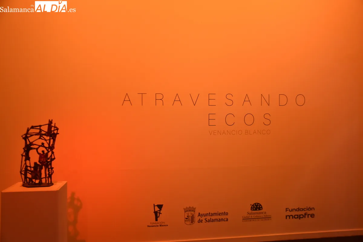 'Atravesando ecos' descubre la relación entre la música y la escultura de Venancio Blanco en Salamanca. Fotos de Miguel González