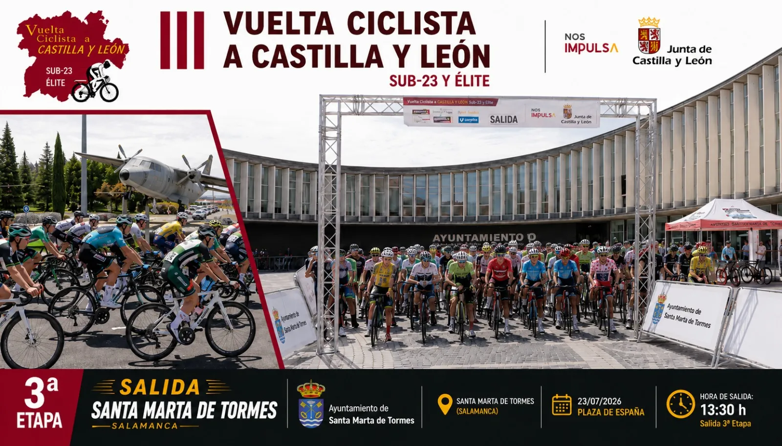 Foto 2 - Santa Marta acoger&aacute; la salida de la Vuelta Ciclista a Castilla y Le&oacute;n Sub-23 y &Eacute;lite
