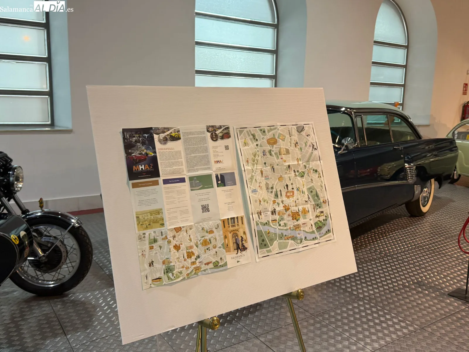 Foto 5 - El Museo de la Automoci&oacute;n y El Corte Ingl&eacute;s lanzan un plano tur&iacute;stico exclusivo de Salamanca