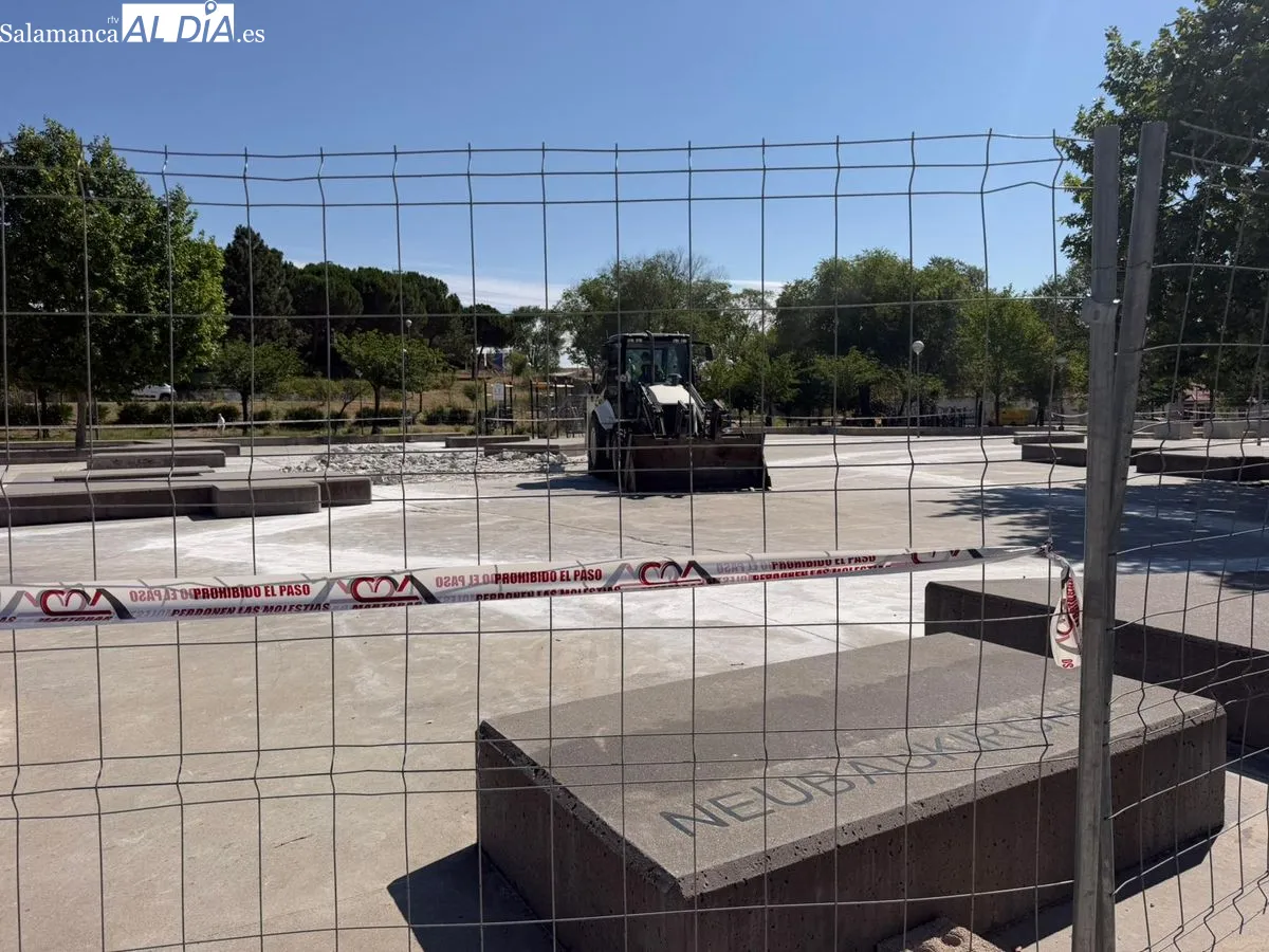 Así avanzan las obras que reformarán el parque de Würzburg | FOTOS: V.Martins