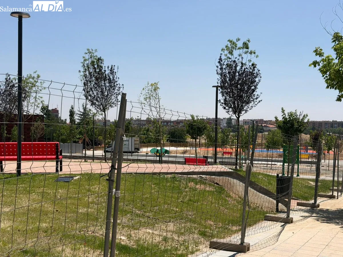 Así se encuentran las obras de la Plaza de Vistahermosa | FOTOS: V. Martins
