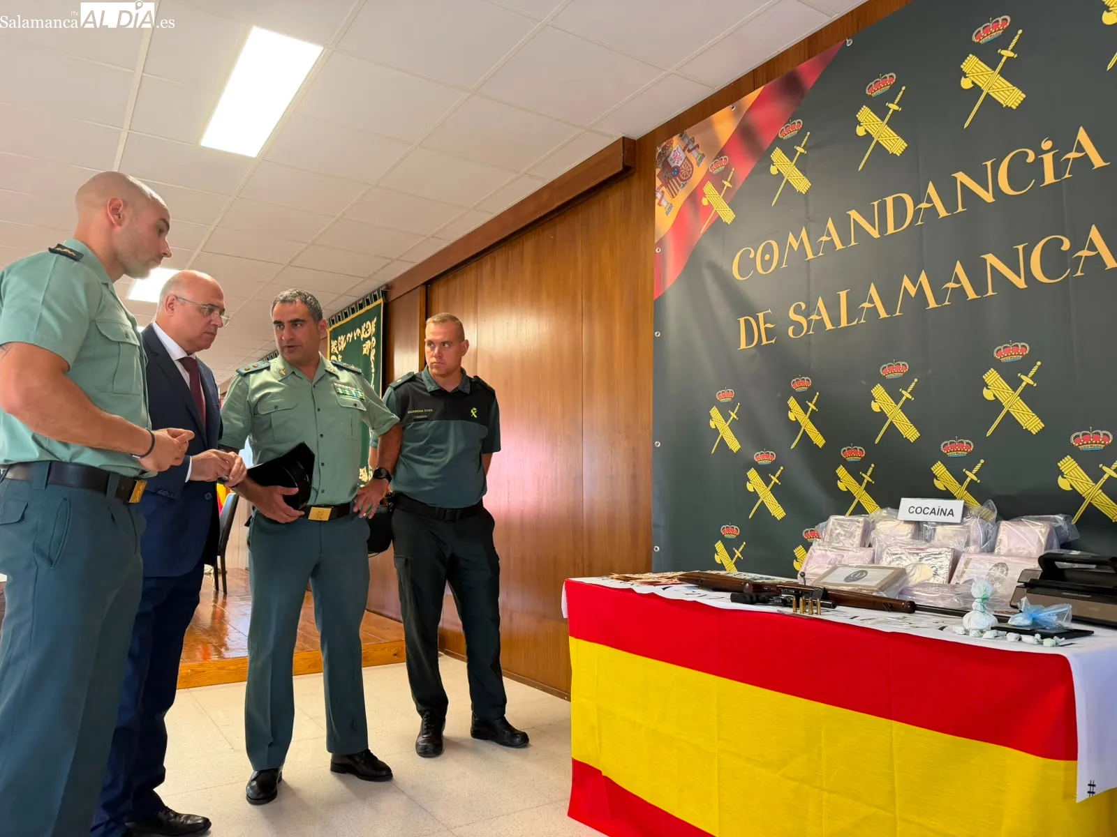 Desarticulada una red de narcotráfico en Salamanca, que se salda con tres detenidos y más de 12 kilos de cocaína intervenidos | FOTOS: V.M. 