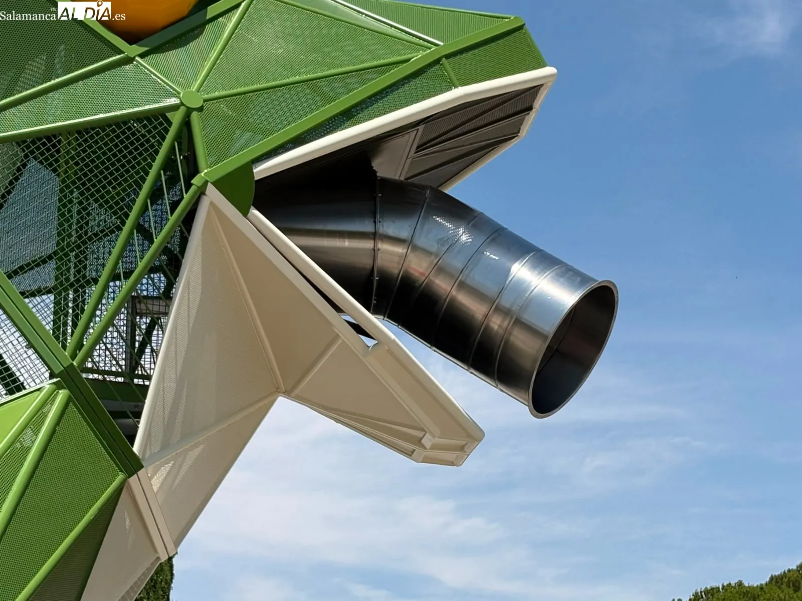 La gran rana del parque de Würzburg comienza a tomar forma | FOTOS: M.G. 