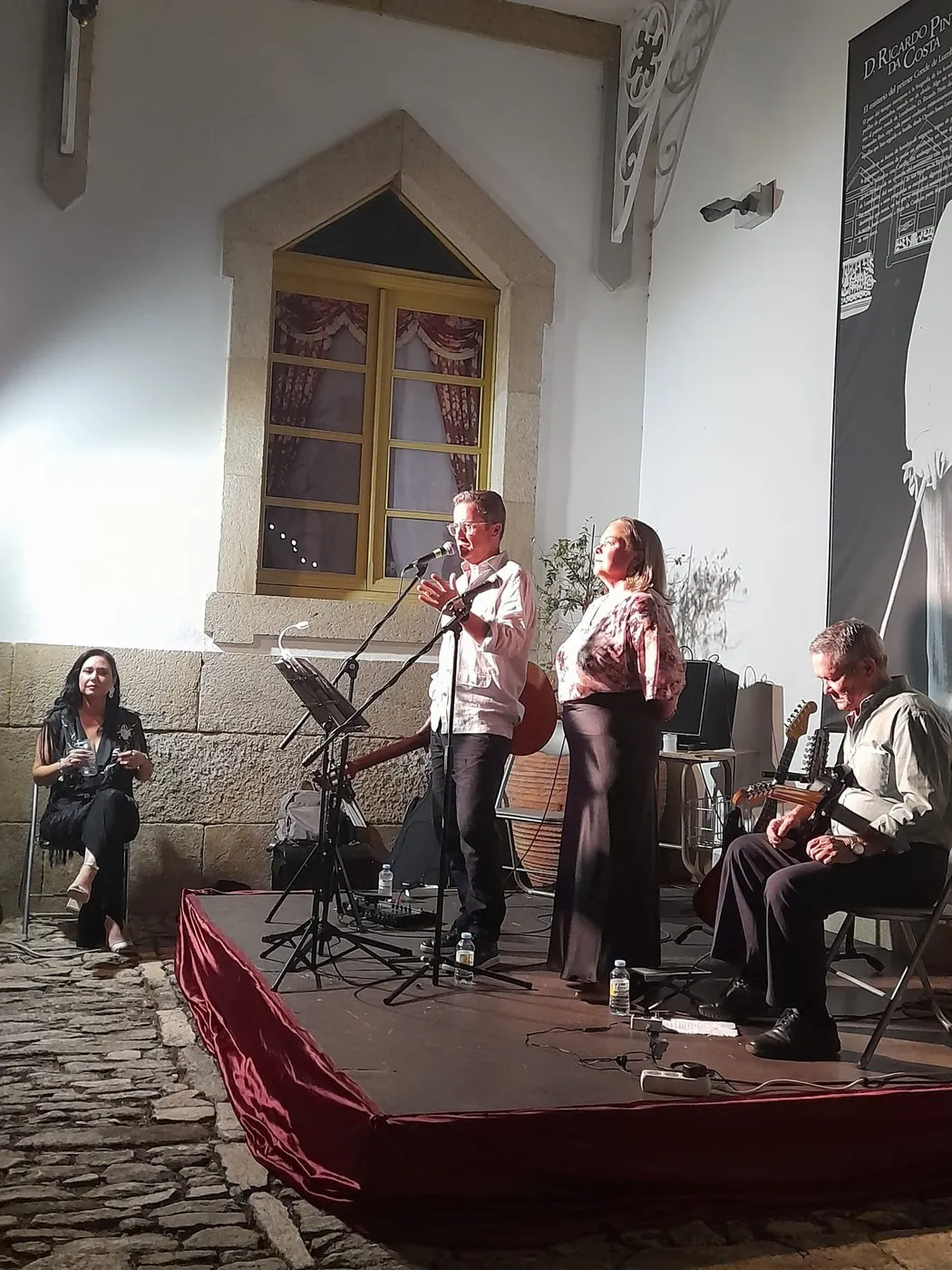 Imágenes de las actuaciones de estas 'Veladas musicales' en la Casa de los Condes de Lumbrales