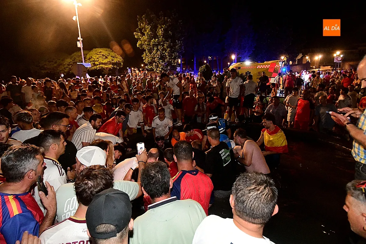 Suceso en la celebración de la fuente del Árbol Gordo