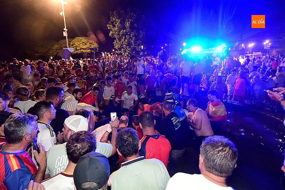 Suceso en la celebración de la fuente del Árbol Gordo