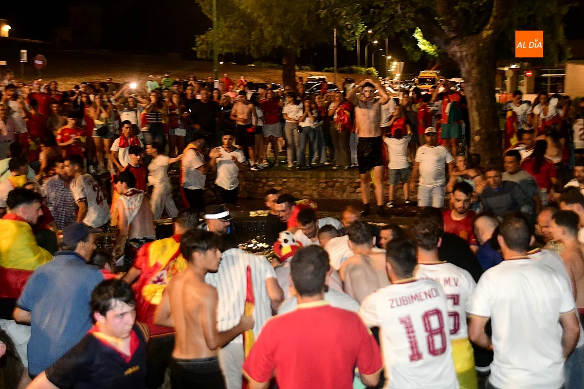 Suceso en la celebración de la fuente del Árbol Gordo