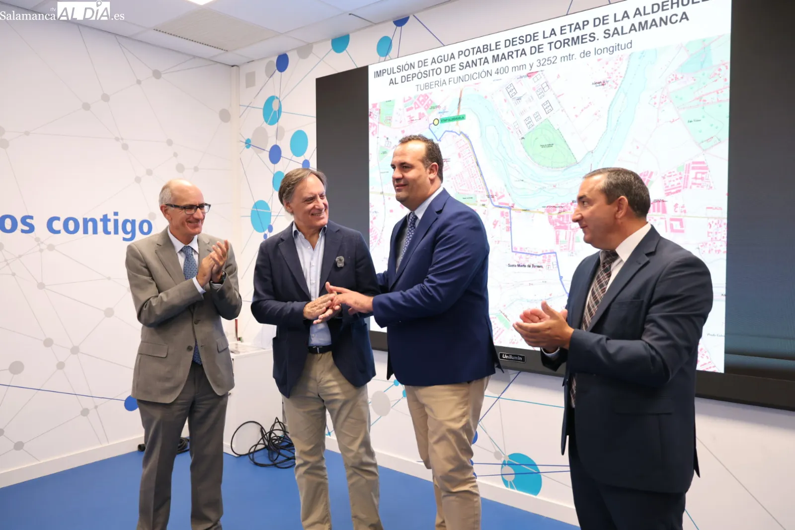 Santa Marta se conecta a Salamanca para garantizar agua de alta calidad y poner fin a un problema histórico | Fotos: David Sañudo
