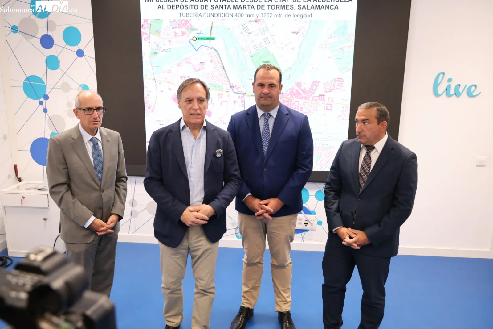 Santa Marta se conecta a Salamanca para garantizar agua de alta calidad y poner fin a un problema histórico | Fotos: David Sañudo