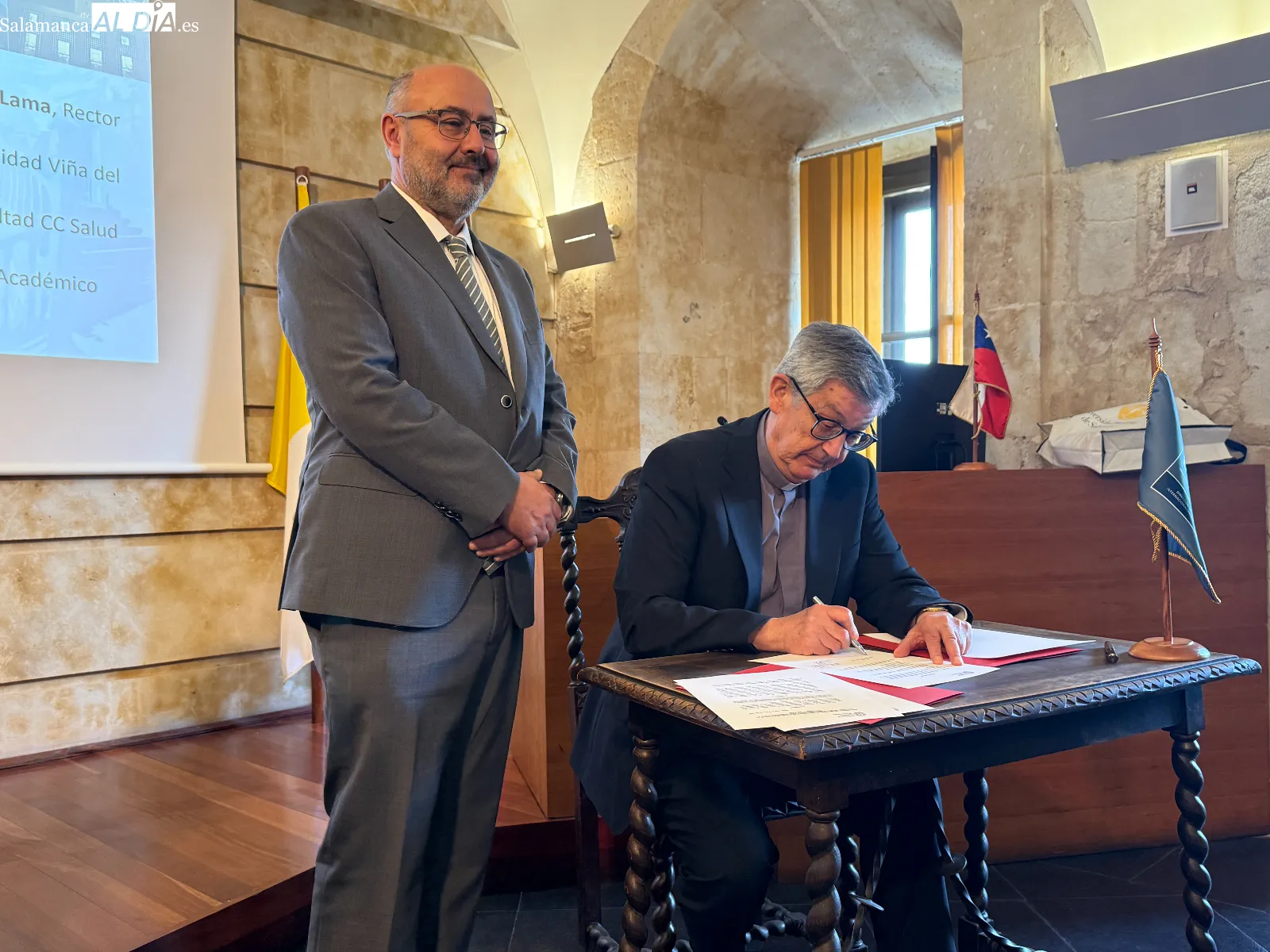 El Aula de Grados de la Universidad Pontificia de Salamanca (UPSA) ha acogido la inauguración de estos dos programas internacionales 