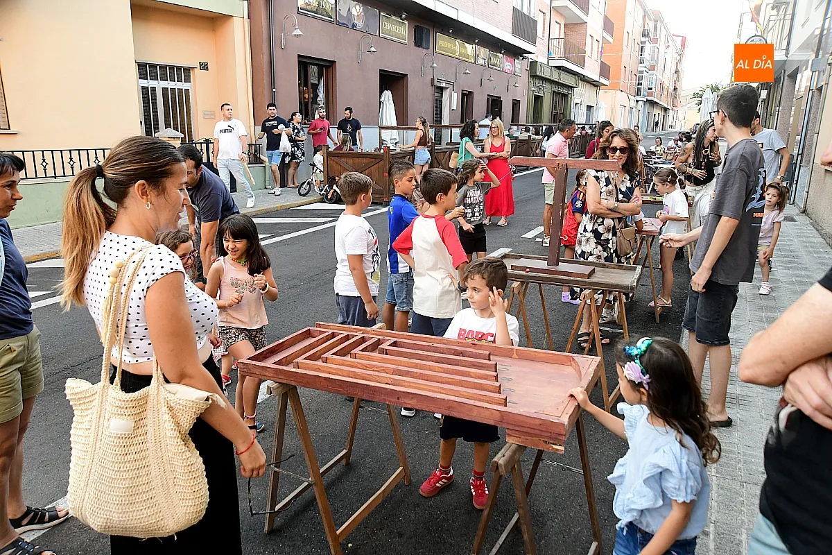 Juegos para niños en el Barrio de Santa Ana