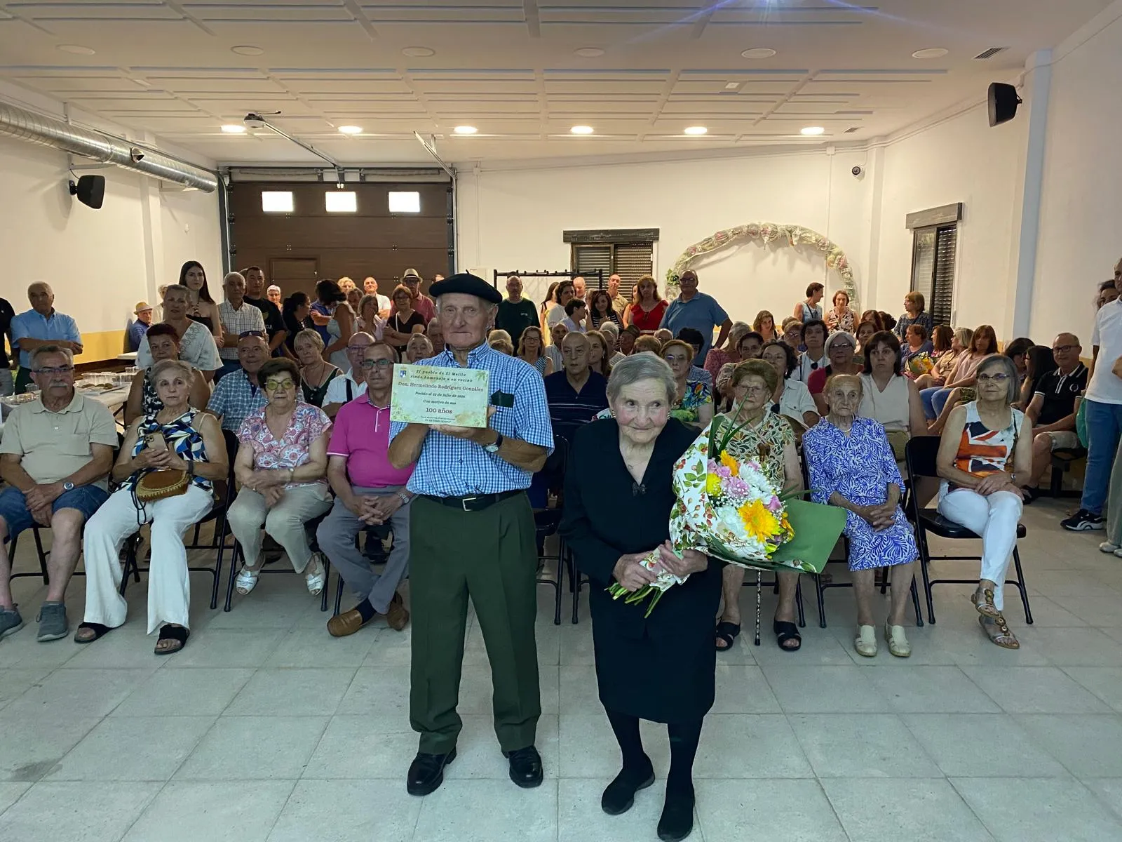 Celebración de los 100 años de Hermelindo Rodríguez 