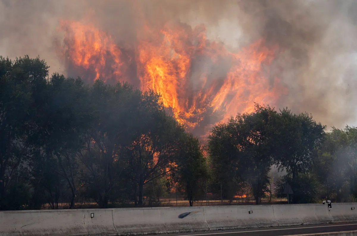 Detenidos por provocar el incendio de Burgohondo en Ávila