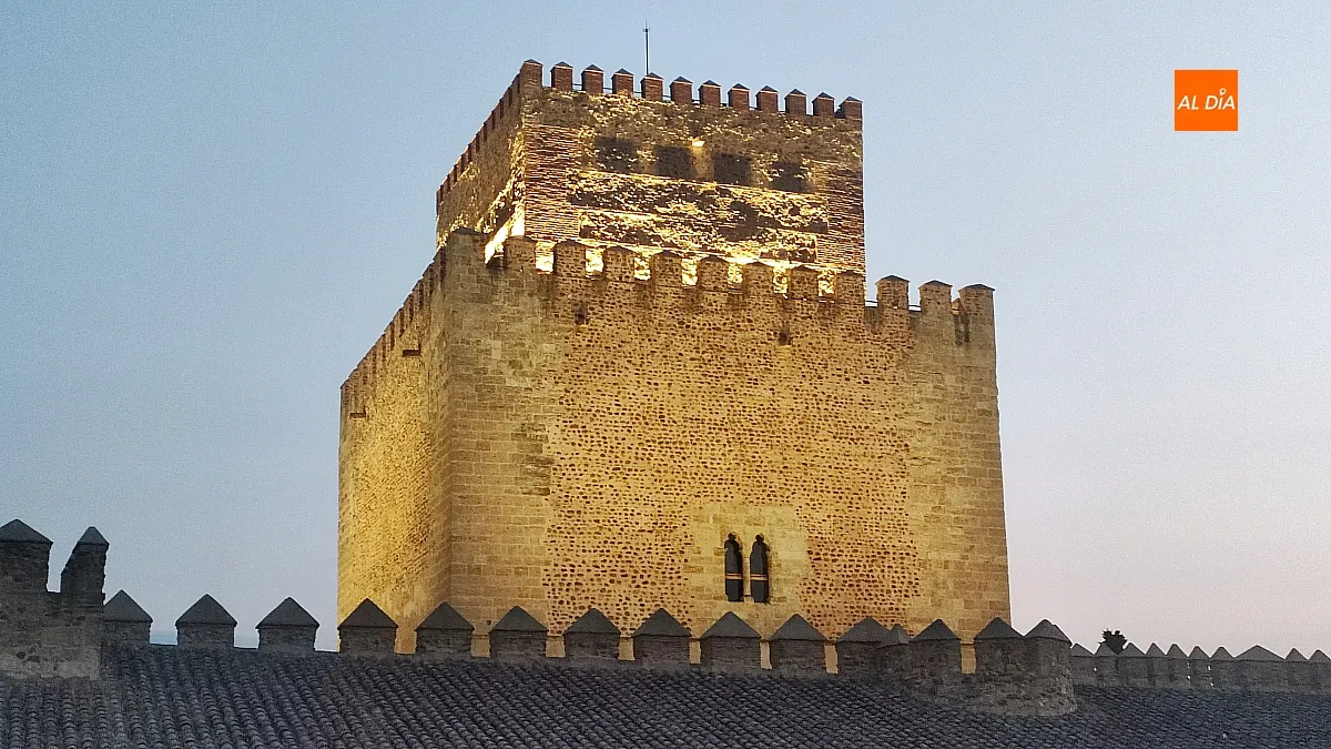 la Torre del homenaje del Parador de Ciudad Rodrigo luce ya sin andamios