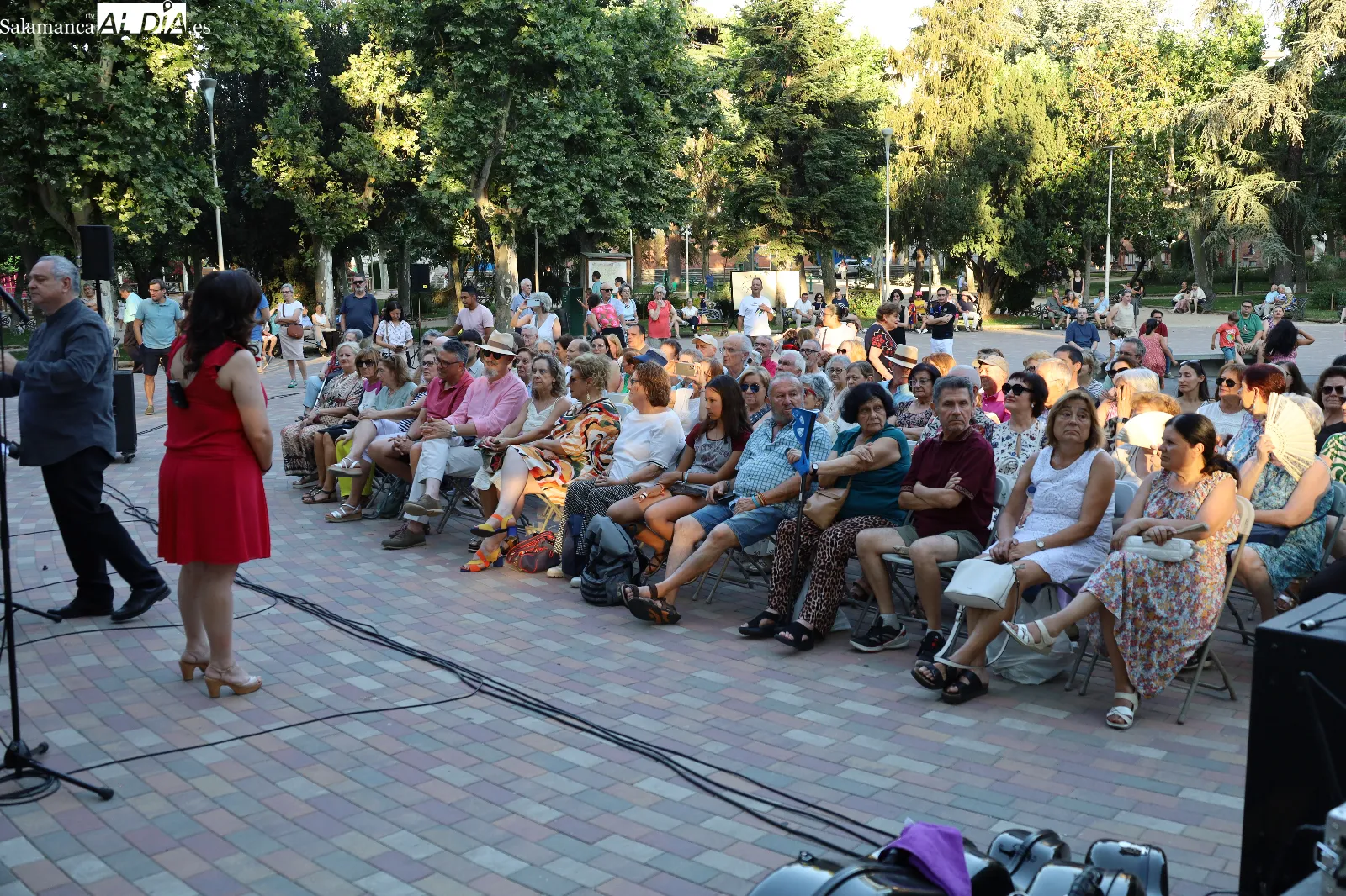 Concierto de la Banda Municipal de Música en Salamanca. Fotos: Miguel González