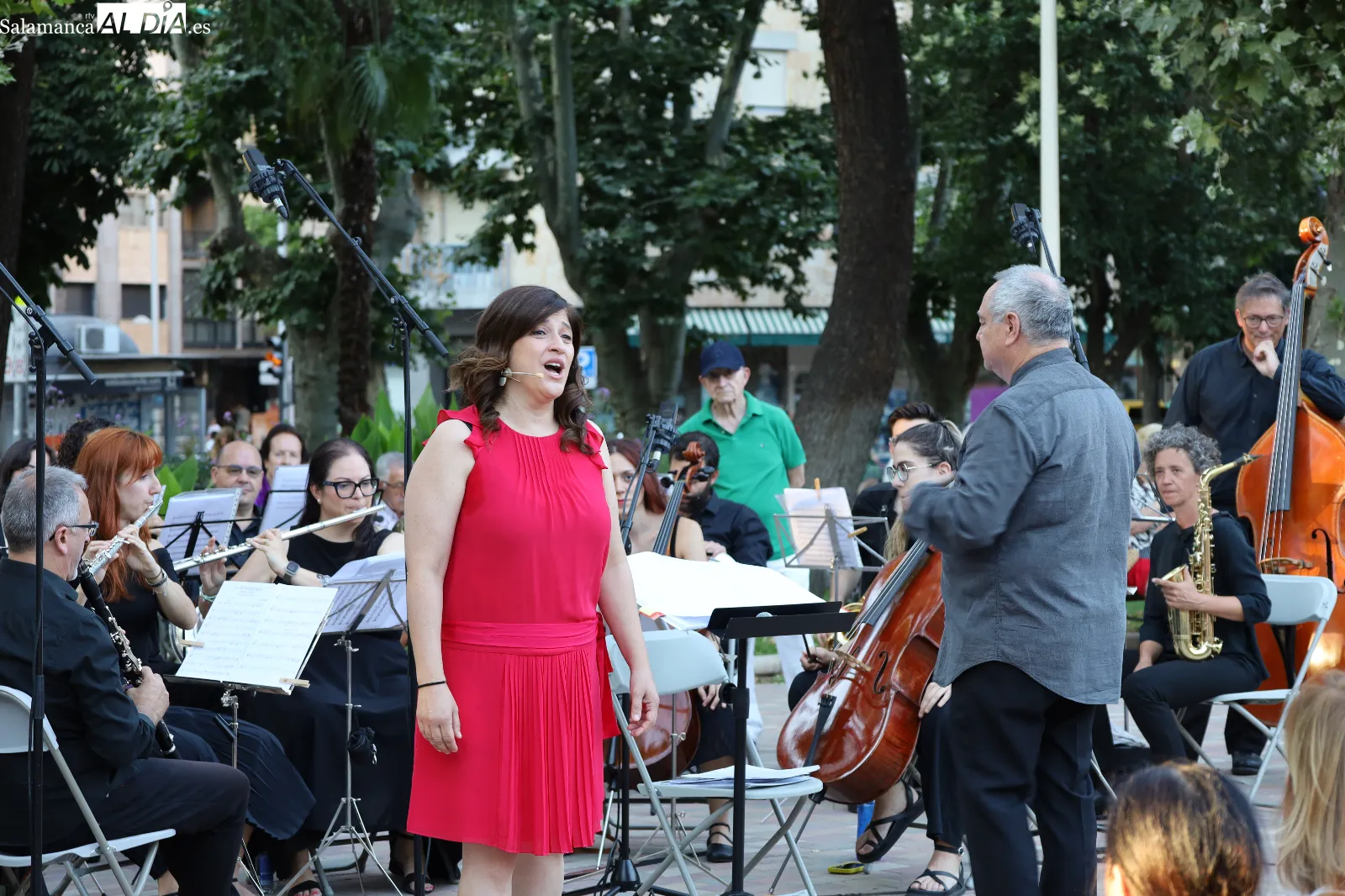 Concierto de la Banda Municipal de Música en Salamanca. Fotos: Miguel González