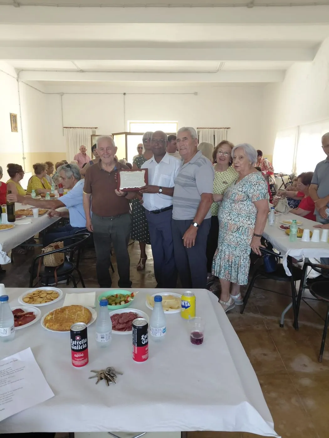 Homenaje al párroco Jean Claude Bizimungu en Barruecopardo 