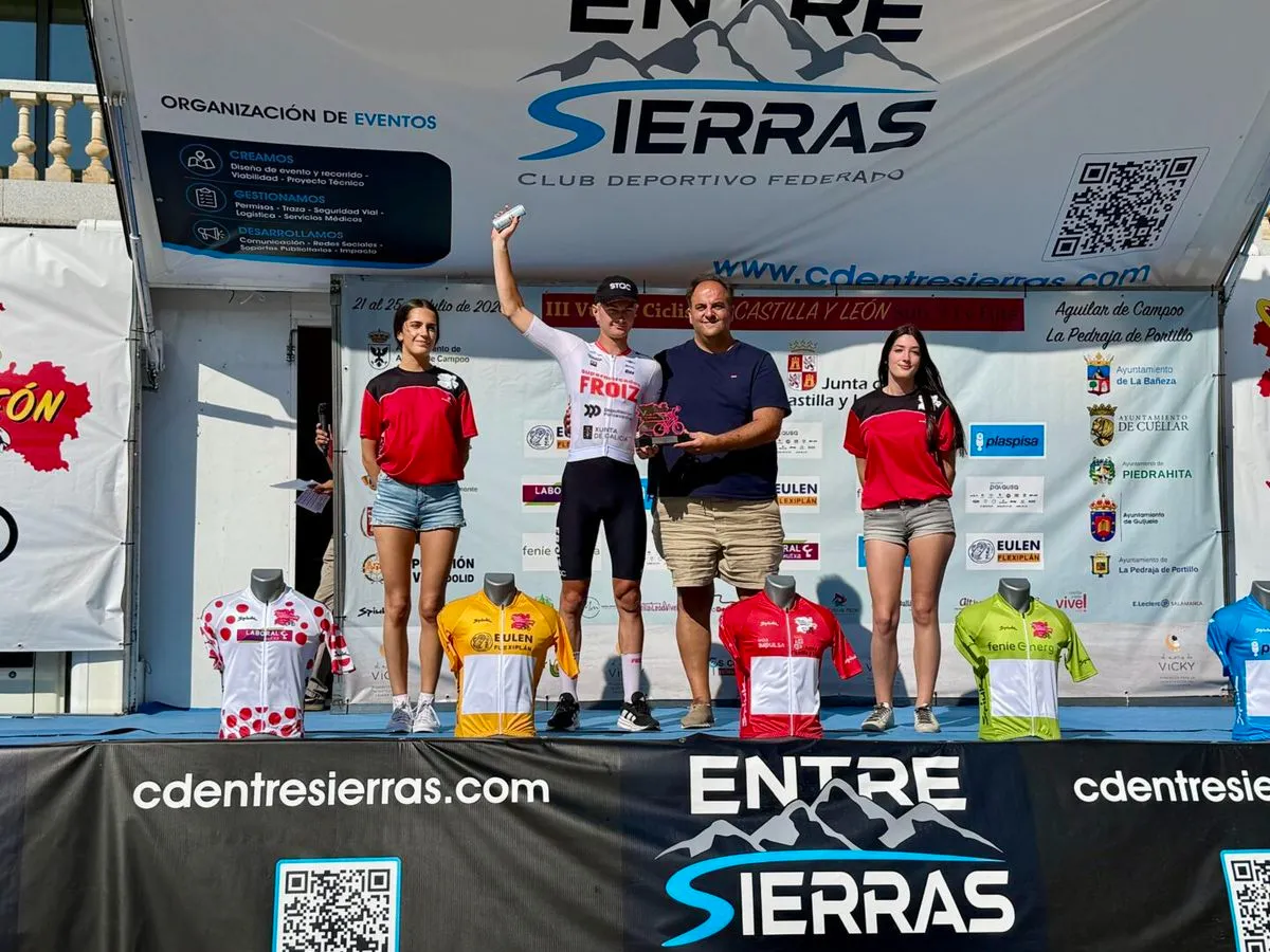 Foto 2 - El neerland&eacute;s Mika Vijfvinkel se corona en la meta de Guijuelo
