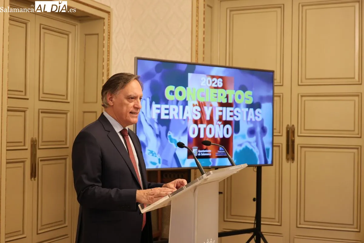 Presentación en el Ayuntamiento de los conciertos de las próximas Fiestas de Salamanca. Foto de David Sañudo