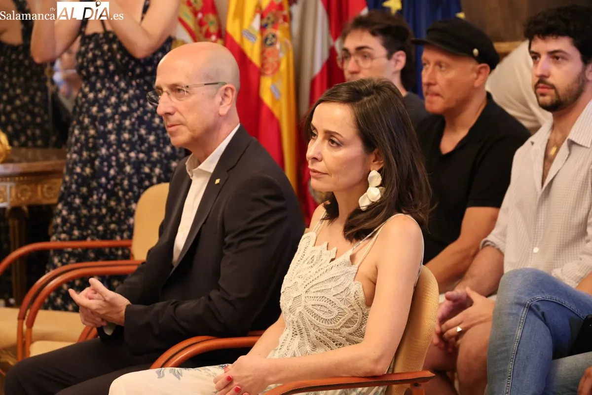 Presentación en el Ayuntamiento de los conciertos de las próximas Fiestas de Salamanca. Foto de David Sañudo
