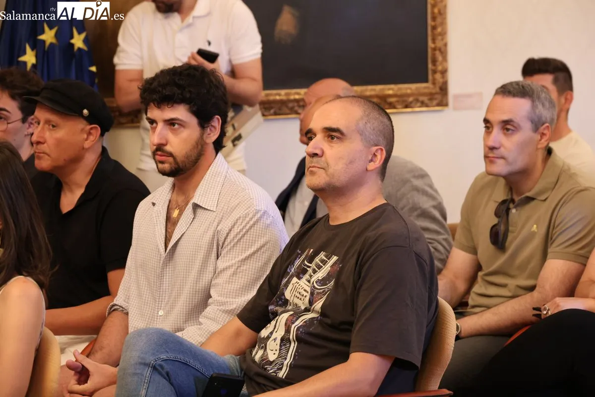 Presentación en el Ayuntamiento de los conciertos de las próximas Fiestas de Salamanca. Foto de David Sañudo