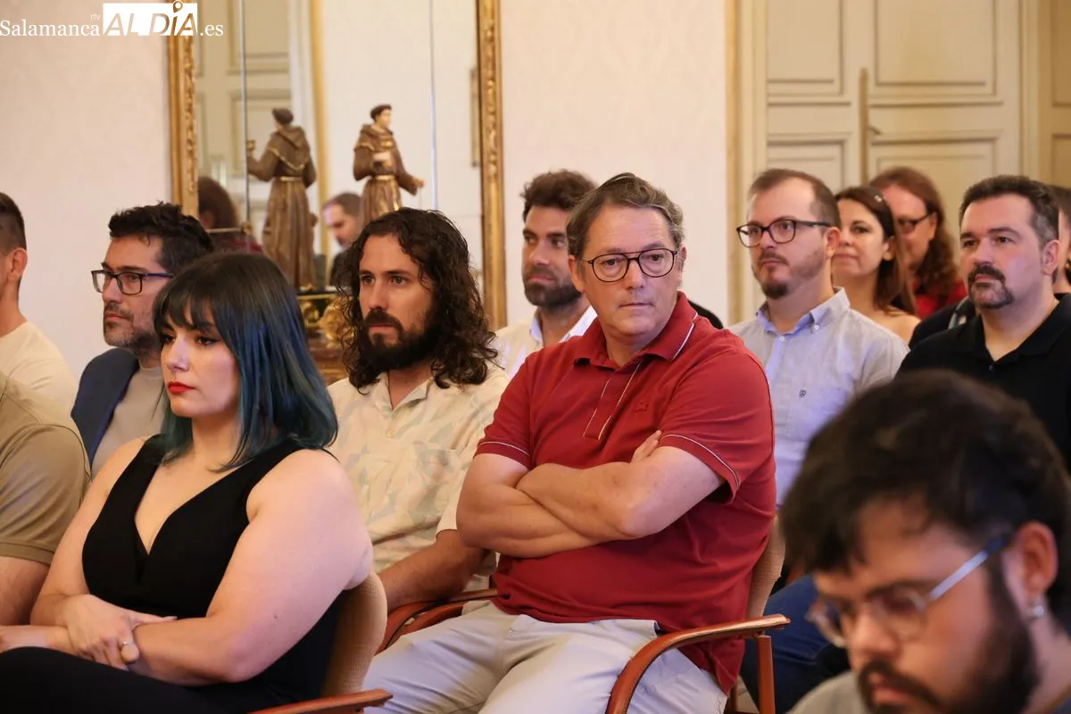 Presentación en el Ayuntamiento de los conciertos de las próximas Fiestas de Salamanca. Foto de David Sañudo