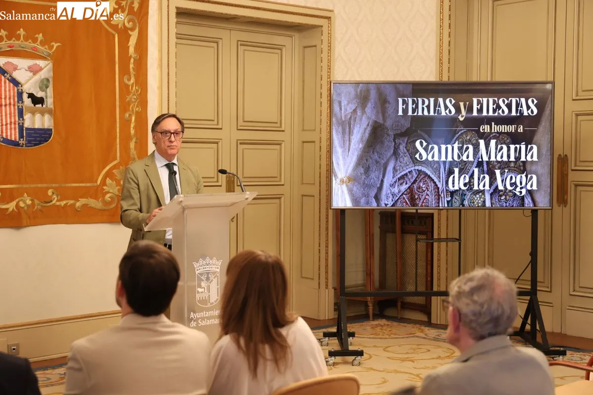 Presentación en el Ayuntamiento de Salamanca de las Ferias y Fiestas de la ciudad. Foto de David Sañudo