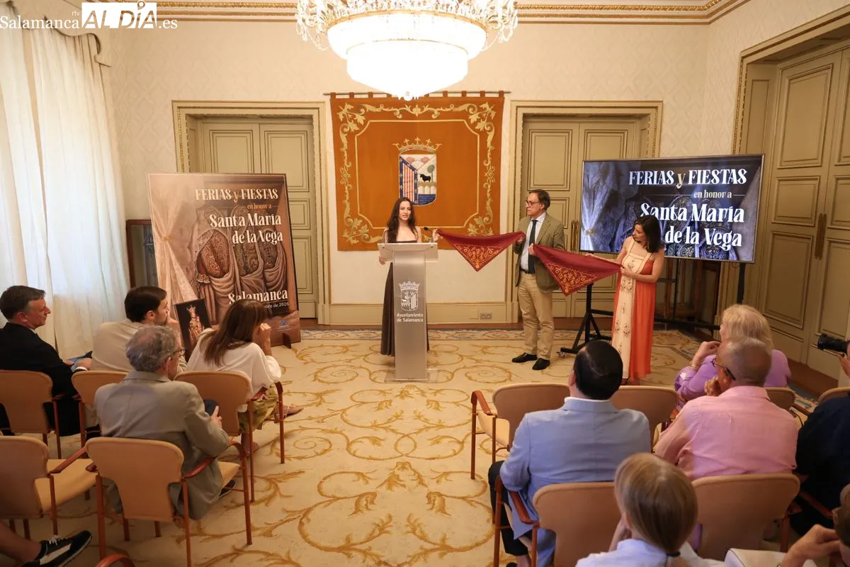 Presentación en el Ayuntamiento de Salamanca de las Ferias y Fiestas de la ciudad. Foto de David Sañudo