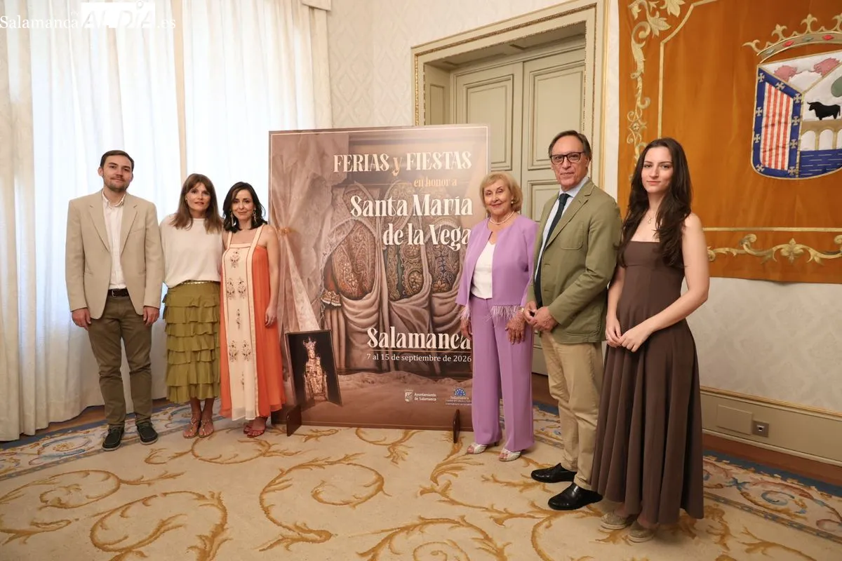 Presentación en el Ayuntamiento de Salamanca de las Ferias y Fiestas de la ciudad. Foto de David Sañudo