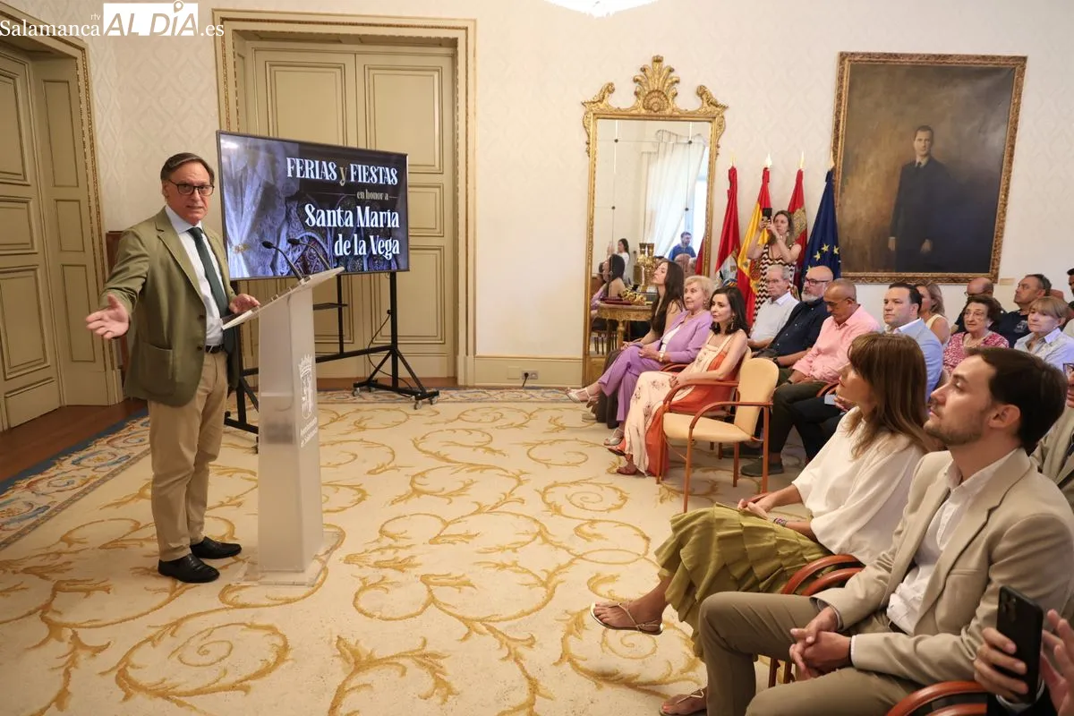 Presentación en el Ayuntamiento de Salamanca de las Ferias y Fiestas de la ciudad. Foto de David Sañudo
