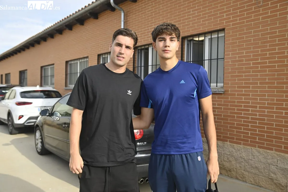 Primer día reconocimientos de los futbolistas de Unionistas en las instalaciones del Reina Sofía