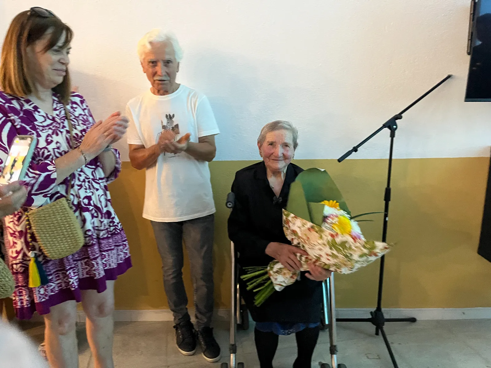 Celebración de los 100 años de Hermelindo Rodríguez 