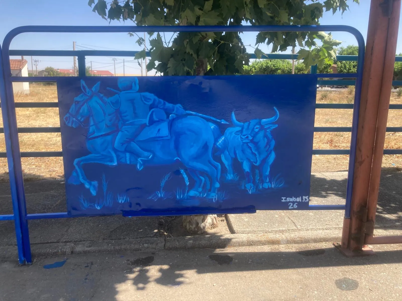 Foto 9 - Francisco Hern&aacute;ndez, &lsquo;Bedija&rsquo;, se alza con el primer premio del I Concurso de Pintura &lsquo;Arte en las Talanqueras&rsquo; de Macotera