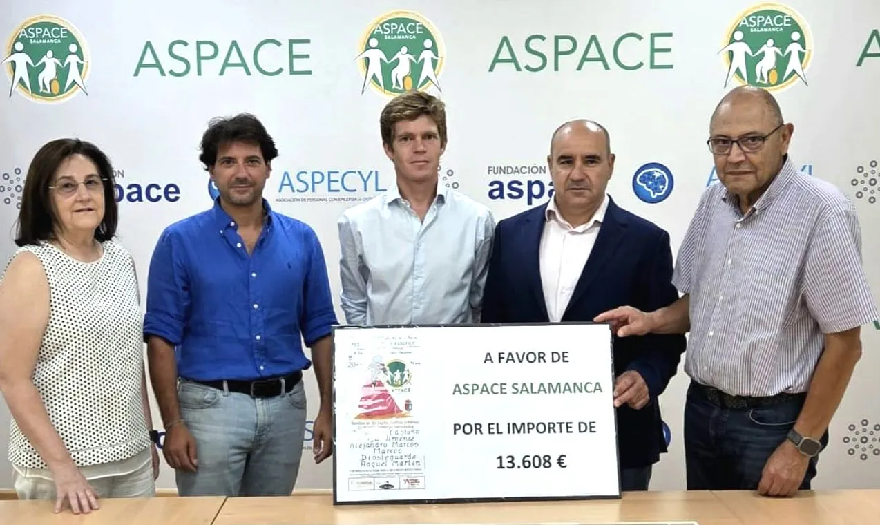ASPACE Salamanca recibe 13.608 euros del festival taurino