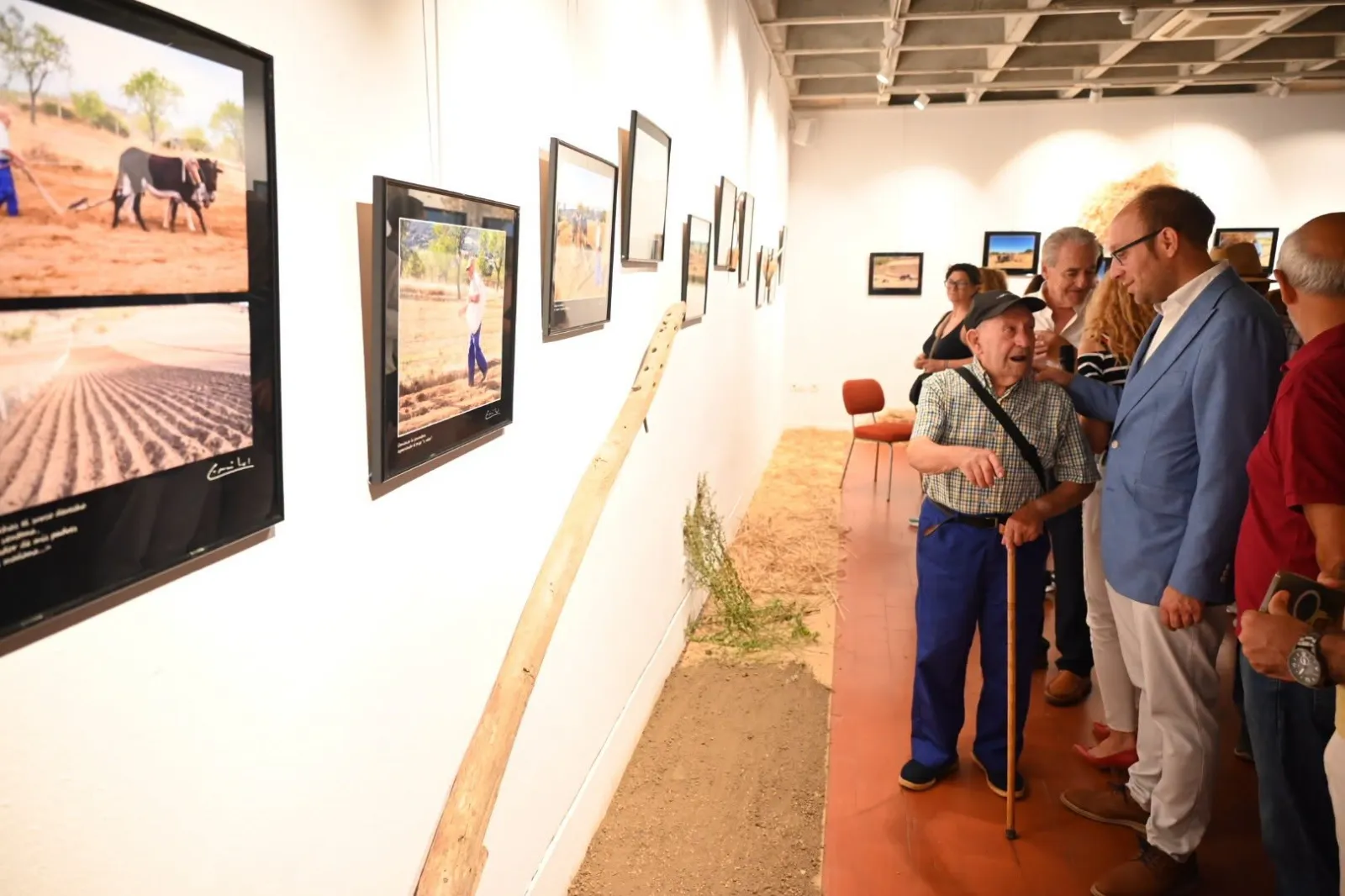 Foto 5 - El homenaje al campo de Emilio Calvo se instala en la Casa de la Cultura de Ciudad Rodrigo