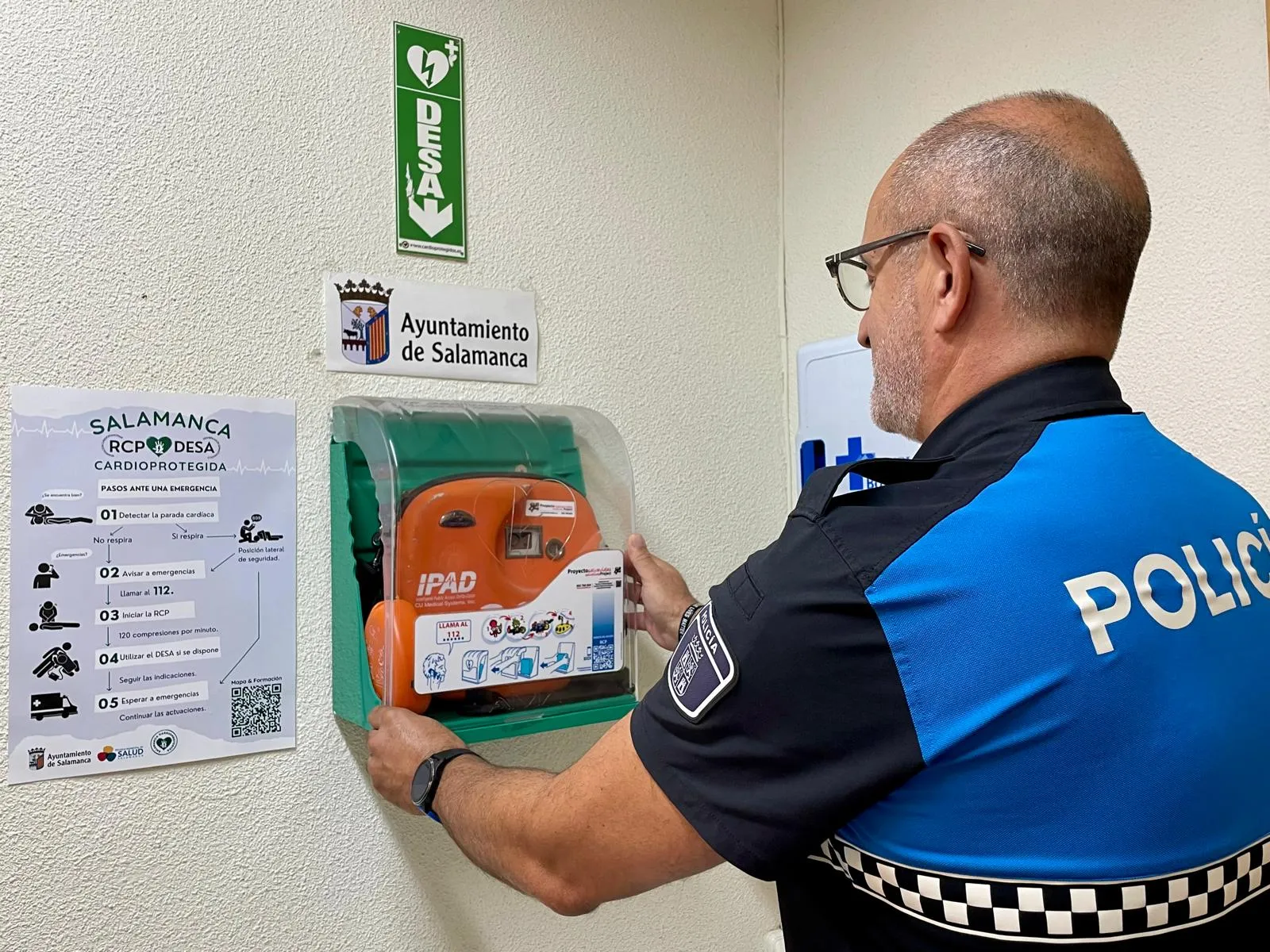 Salamanca renovará 35 desfibriladores de la red municipal