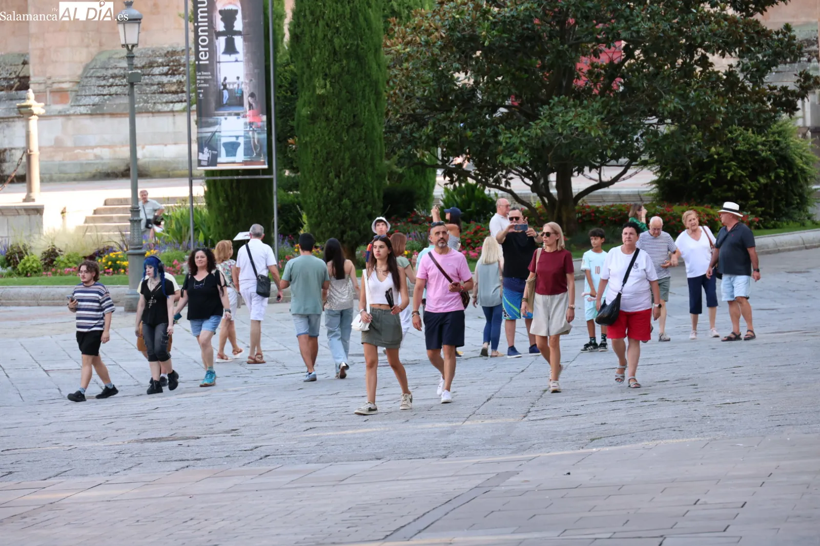 Ambiente en Salamanca este primer día de agosto. Fotos: David Sañudo