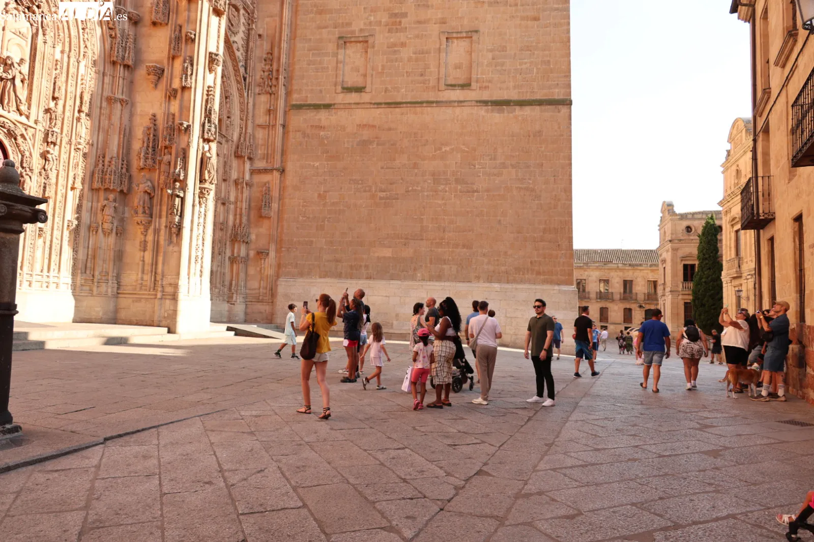 Ambiente en Salamanca este primer día de agosto. Fotos: David Sañudo