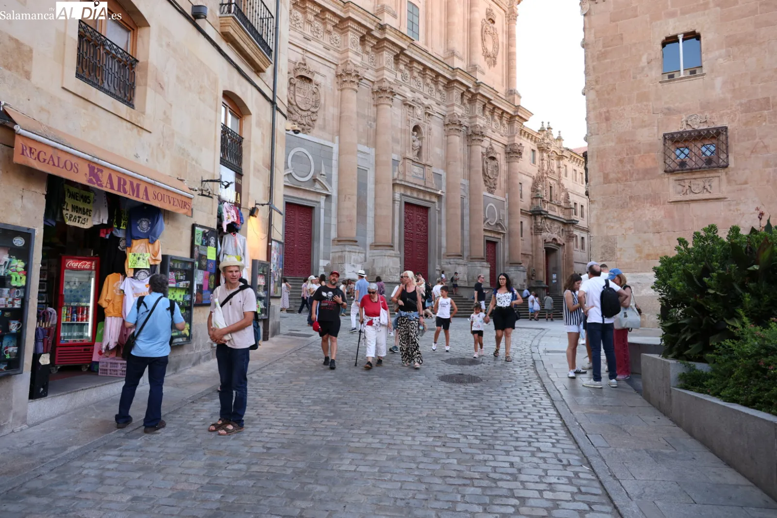 Ambiente en Salamanca este primer día de agosto. Fotos: David Sañudo