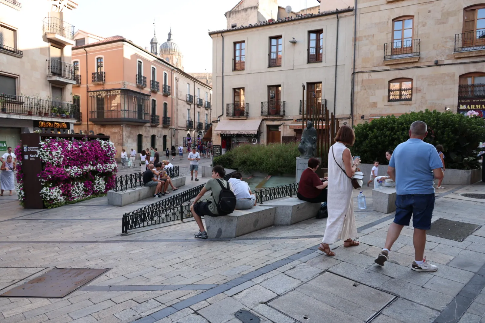 Ambiente en Salamanca este primer día de agosto. Fotos: David Sañudo