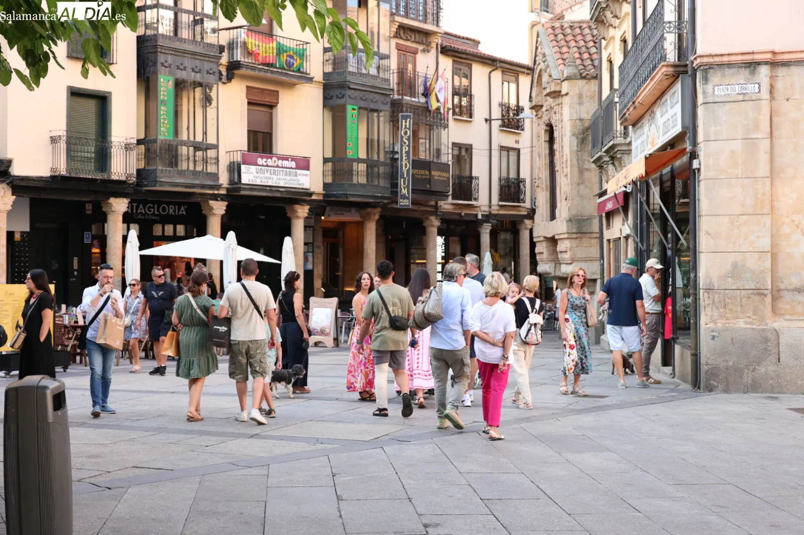 Ambiente en Salamanca este primer día de agosto. Fotos: David Sañudo
