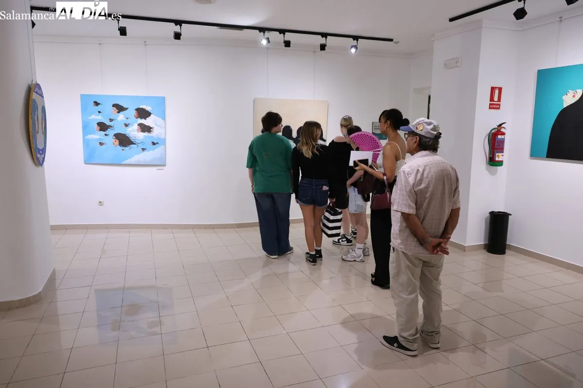 El Espacio Joven de Salamanca renueva su imagen y acoge la obra de Jazmynn Rainge | FOTOS: David Sañudo